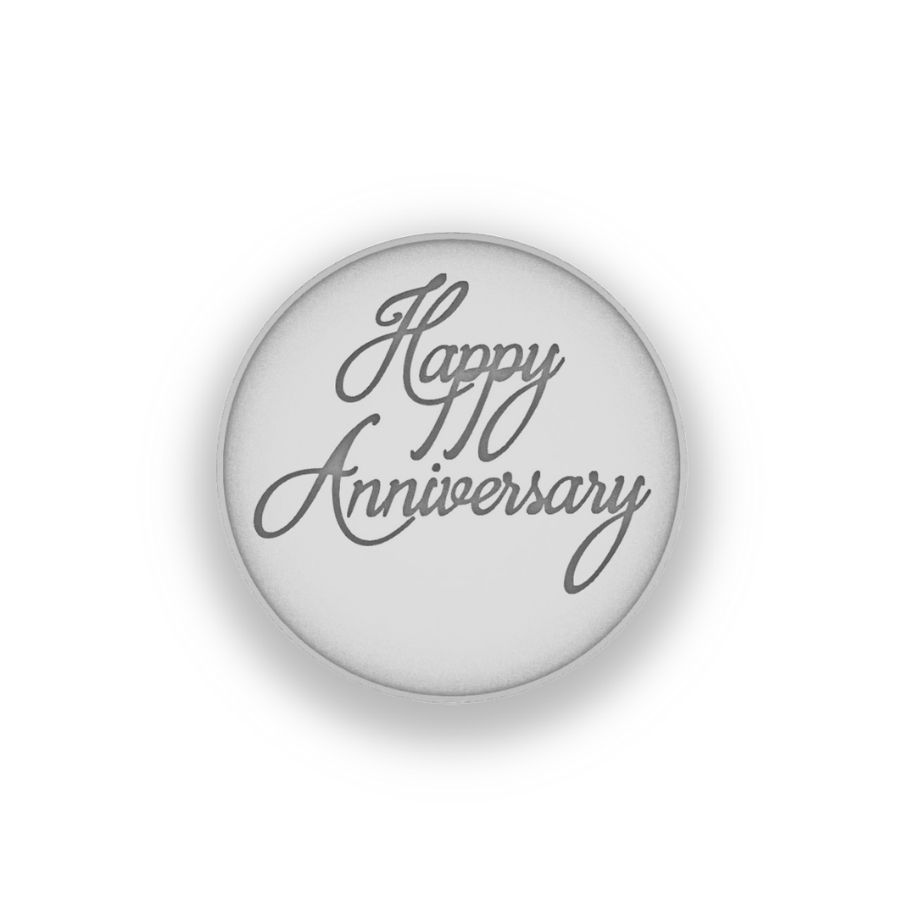 Tampon Happy Anniversary Tampon pour pâtisserie, marquage par transfert de poudre