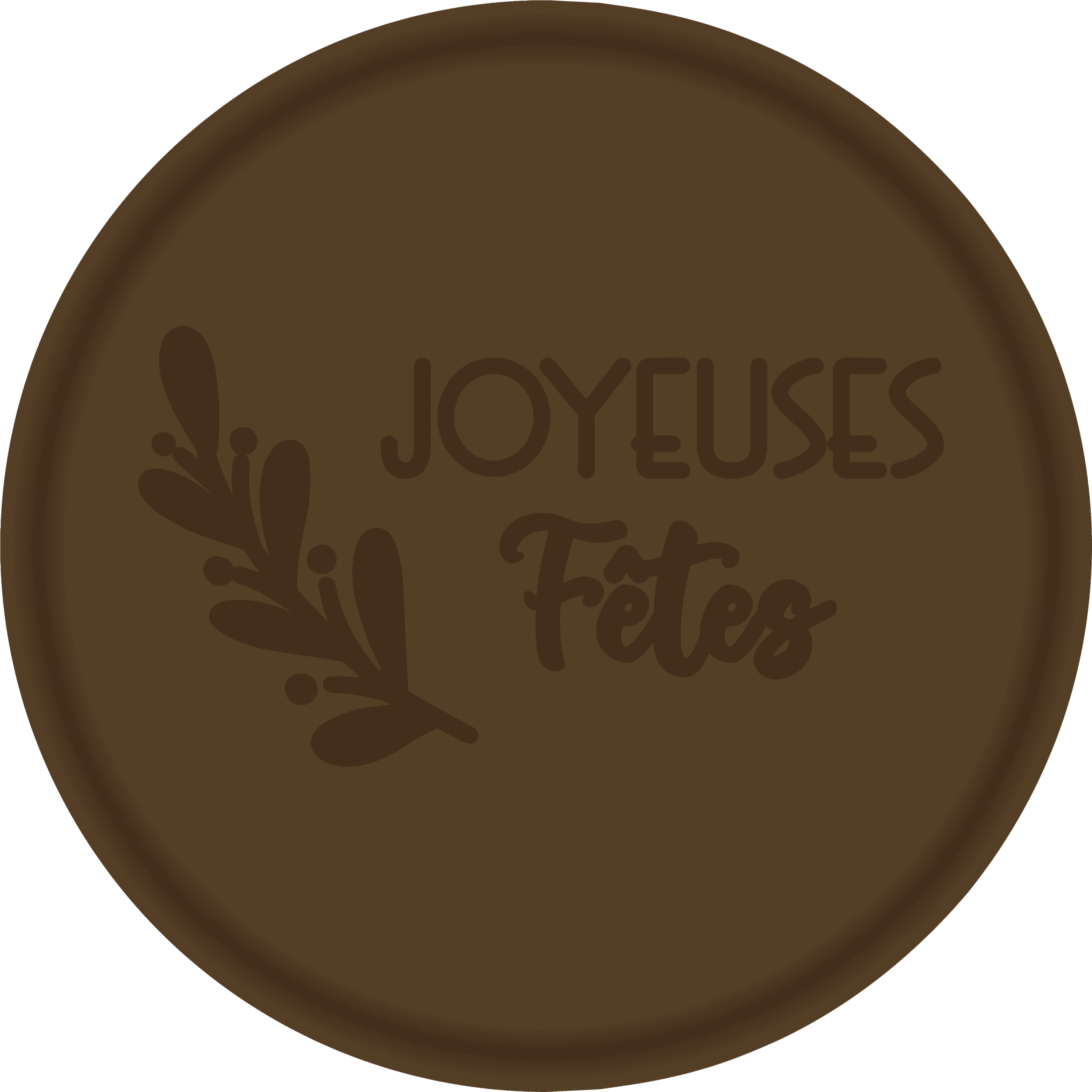 Tampon en métal Joyeuses fêtes Tampon en métal Joyeuses fêtes illDESIGN France