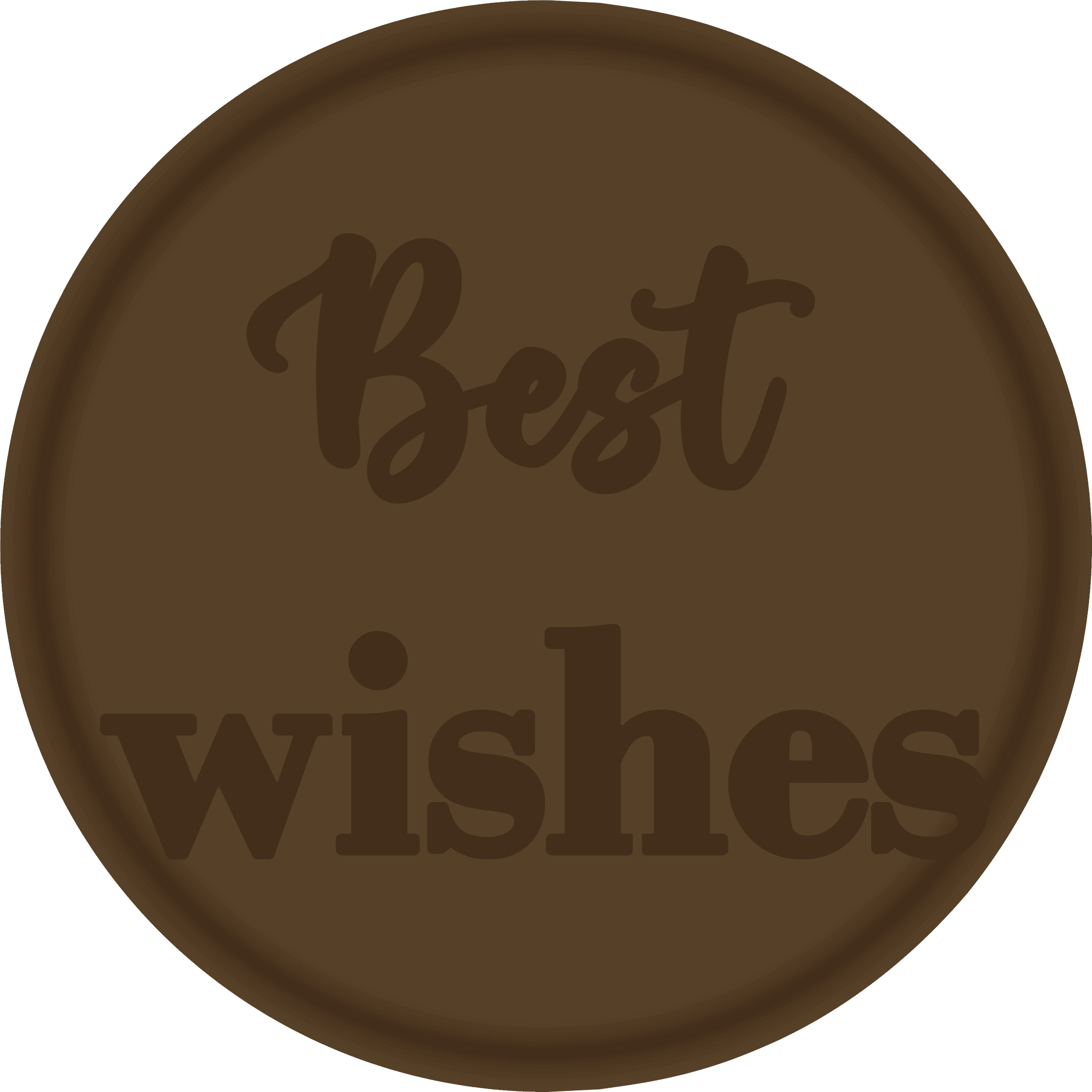 best whishes Tampon en métal Best whishes illDESIGN France