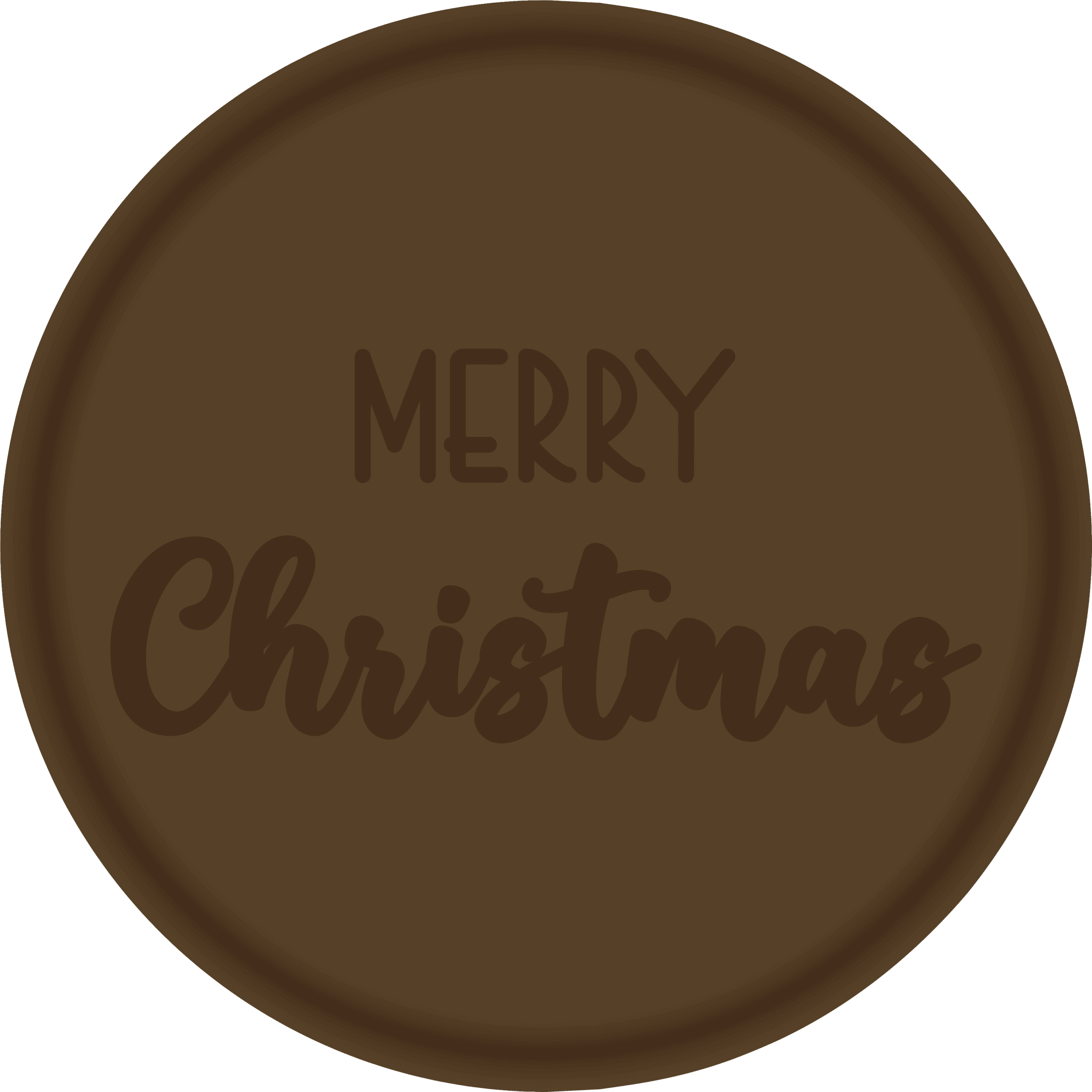 merry christmas Tampon en métal Merry christmas illDESIGN France
