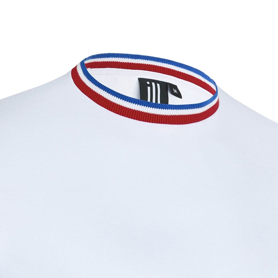t-shirt blanc MOF col