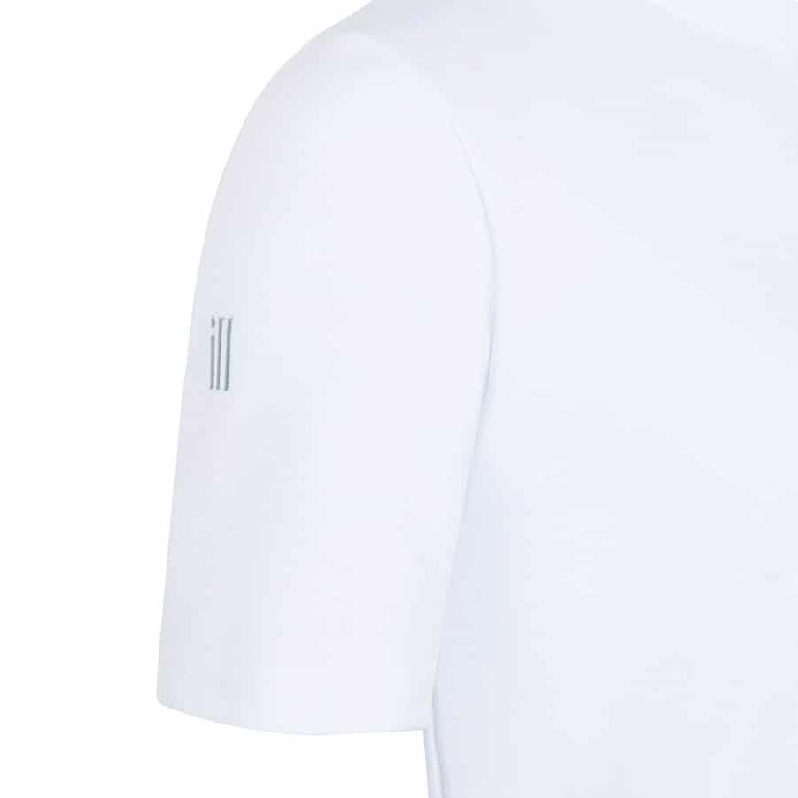 t-shirt blanc manche