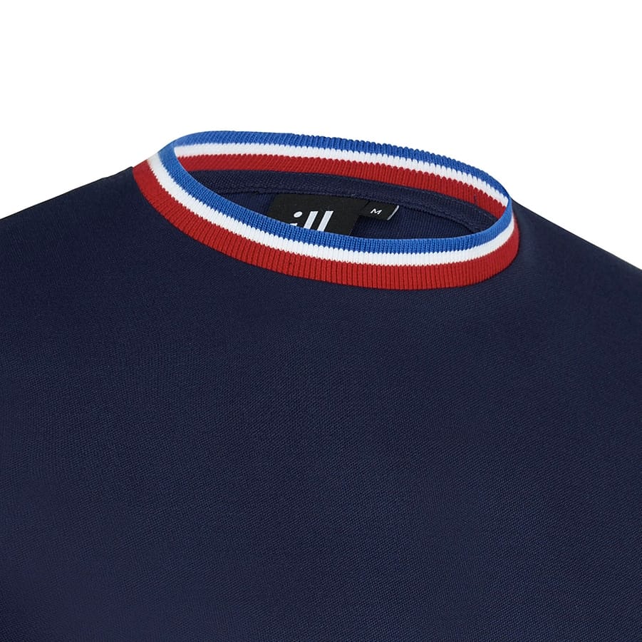 t-shirt bleu MOF col