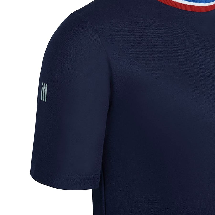 t-shirt bleu MOF manche