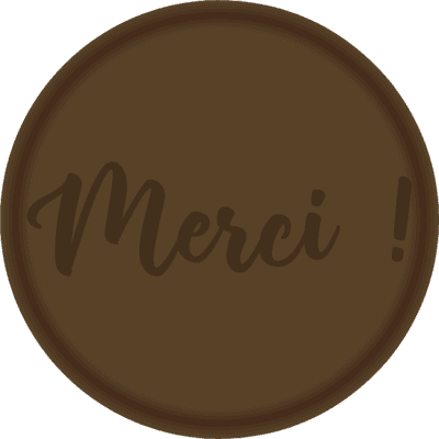 Tampon en métal Merci illDESIGN France