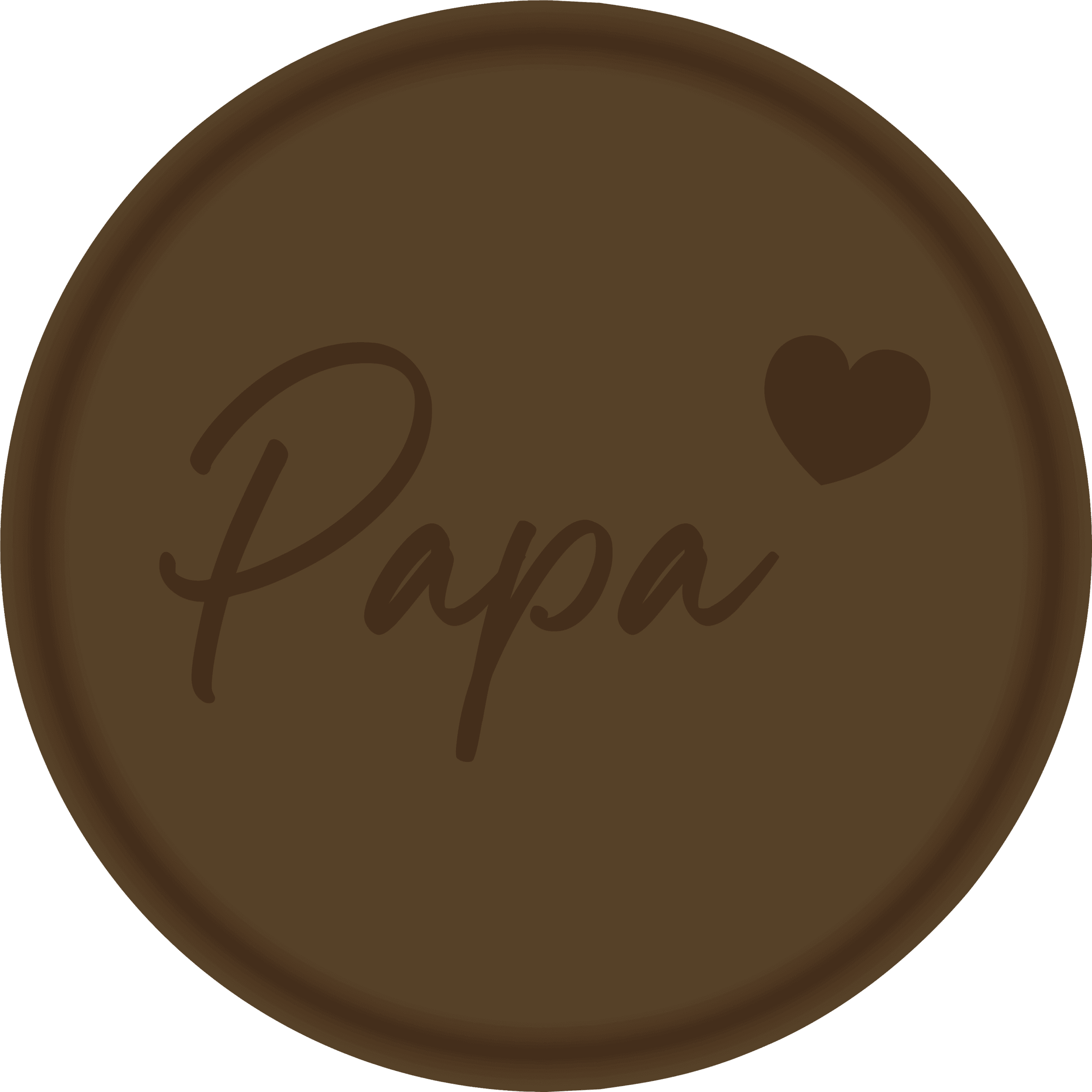 Tampon en métal Papa Tampon en métal Papa illDESIGN France