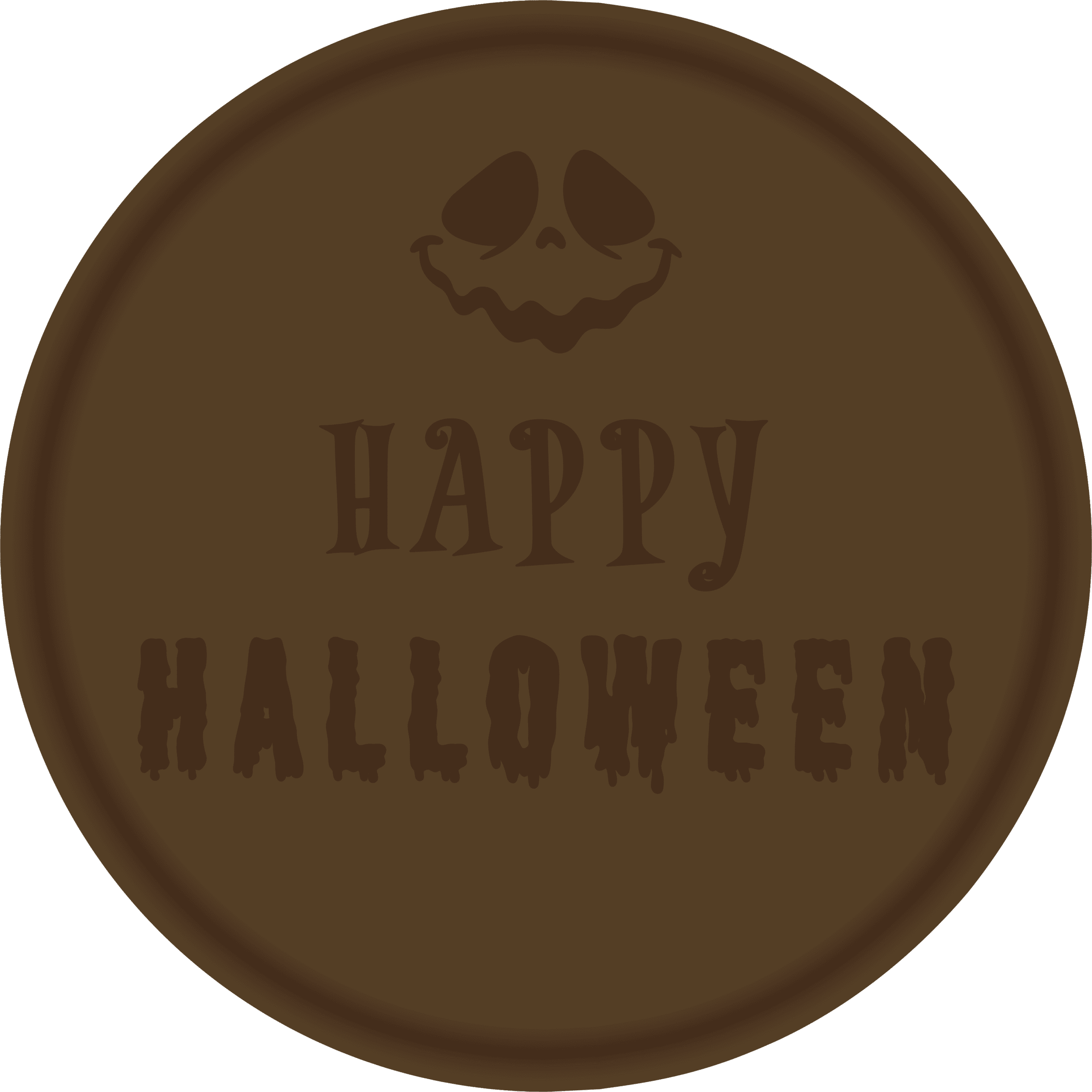 Happy Halloween Tampon en métal Happy Halloween