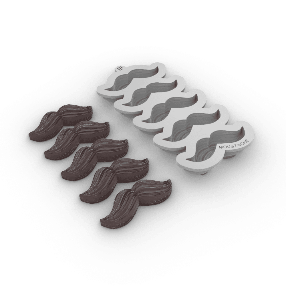 Moule moustache mignardises Moule moustache mignardises illDESIGN France