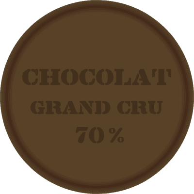 Tampon en métal Chocolat Grand cru illDESIGN France