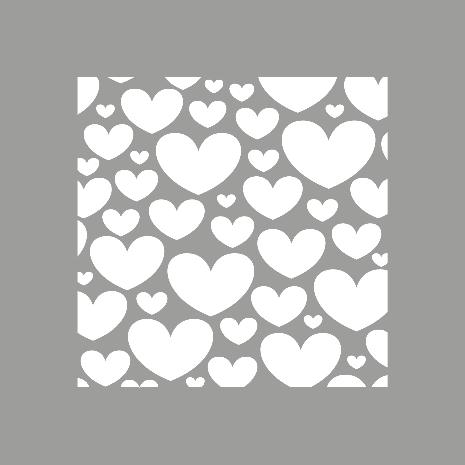 POCHOIR COEUR MIX POCHOIR CŒUR MIX illDESIGN France