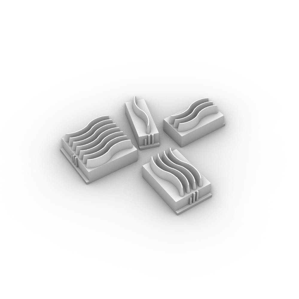 Tampons pour bonbon de chocolat vagues Tampons pour bonbon de chocolat vagues illDESIGN Frace