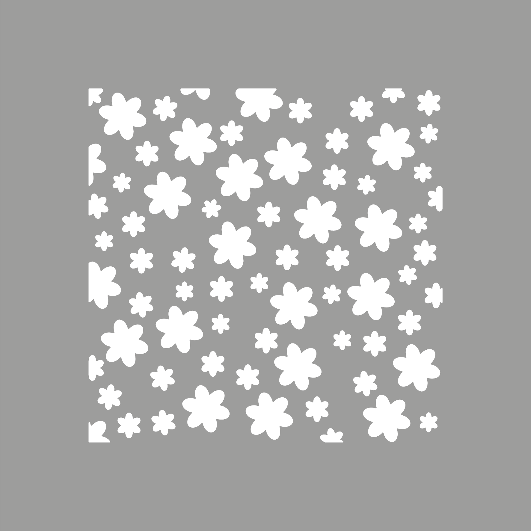 POCHOIR FLEURETTE CARRÉ POCHOIR FLEURETTE CARRÉ illDESIGN France