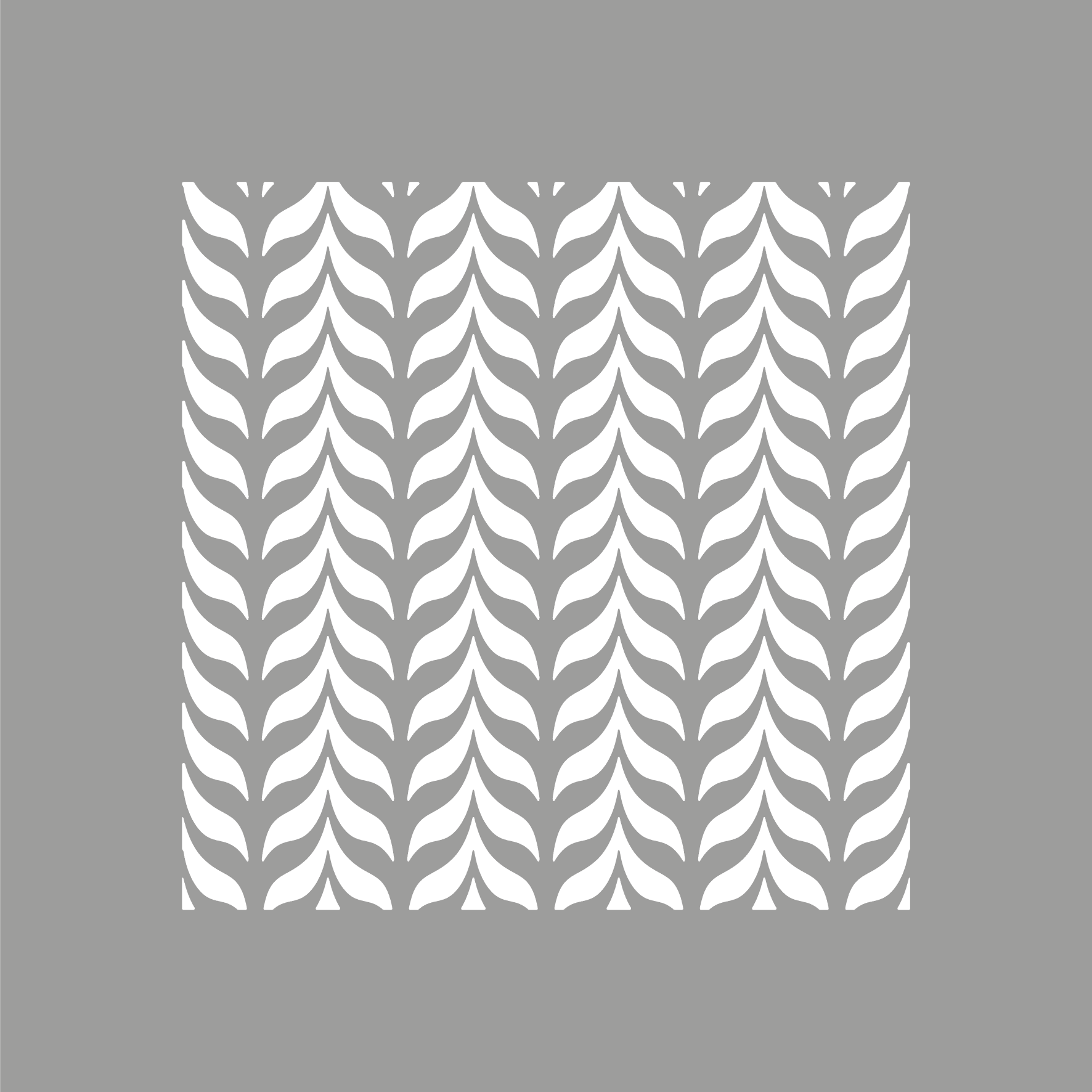 POCHOIR MILLE FEUILLES CARRÉ illDESIGN France