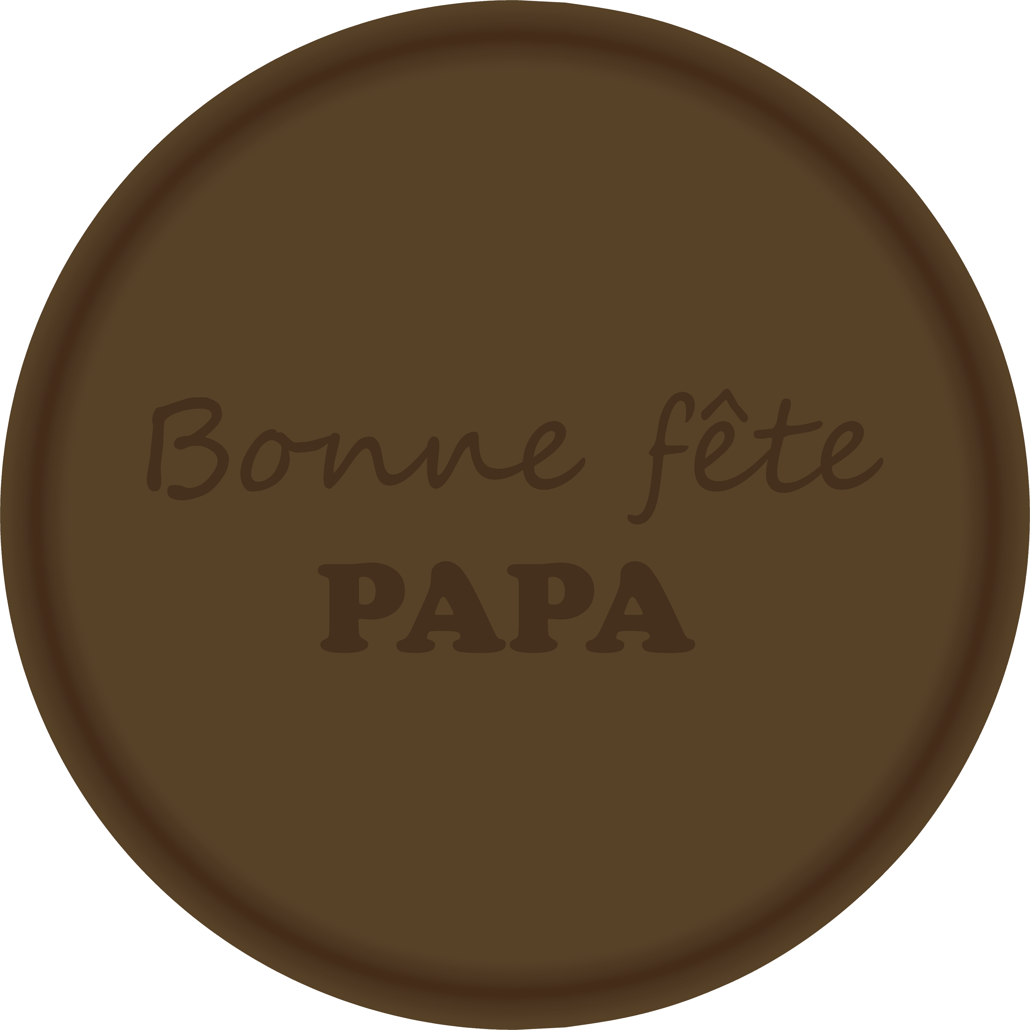 Tampon en métal Bonne fête papa Tampon en métal Bonne fête papa illDESIGN France